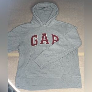 Vintage y2k gap grey & red hoodie/sweater